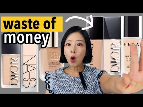 Don’t Buy Luxury Foundation Until You Watch This! 6-Way Half & Half Wear Test - K-Beauty skincare education on YouTube