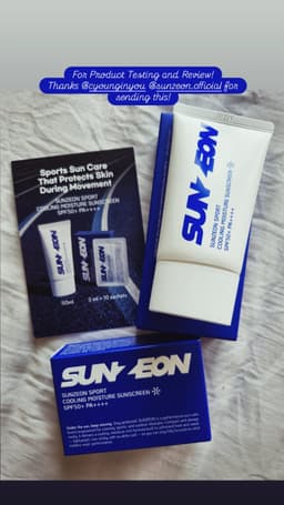 SUNZEON SUNZEON SPORT COOLING MOISTURE SUNSCREEN SPF50+ PA++++ On-the-go (3mlx10ea) — photo from Marlette's review