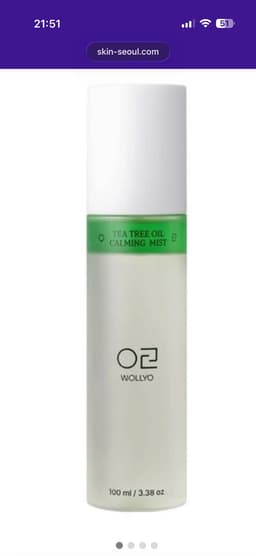 WOLLYO Tea Tree Oil Calming Mist 100ml — photo from Julie-ann's review