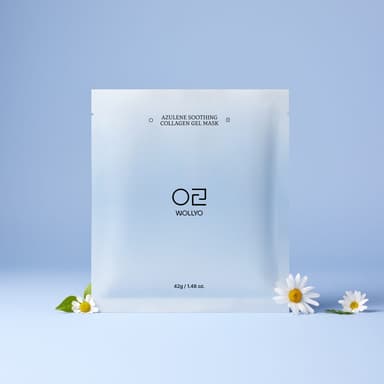 Azulene Soothing Collagen Gel Mask (Set, 5 sheets)