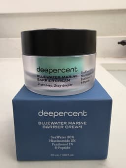 딥퍼센트 (deepercent) BLUEWATER MARINE BARRIER CREAM — photo from Gabrielle's review