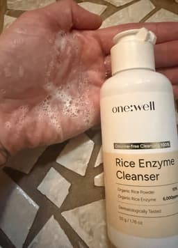 onewell OneWell Rice Enzyme Cleanser — photo from Katie's review