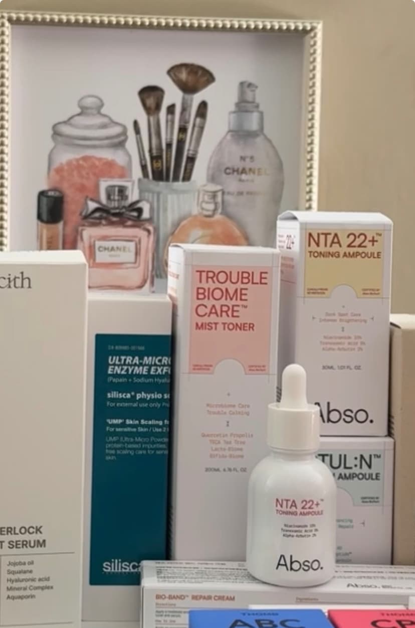 The cure to my breakouts: Abso Bio-Band Repair Cream + Trouble Biome Care Mist Toner