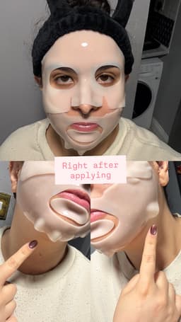 KIERA Vitalizing Hydrogel Collagen Mask — photo from Viviani's review
