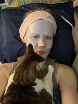 WOLLYO Azulene Soothing Collagen Gel Mask (Set, 5 sheets) — photo from hazelmoss's review